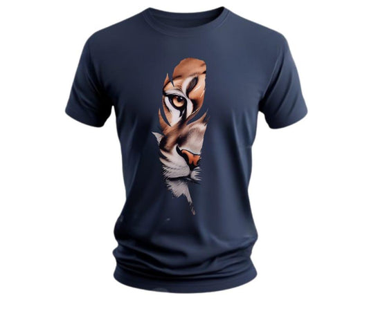 Men's Cotton Graphic Sublimation Round Neck T-Shirt - 1 Pc