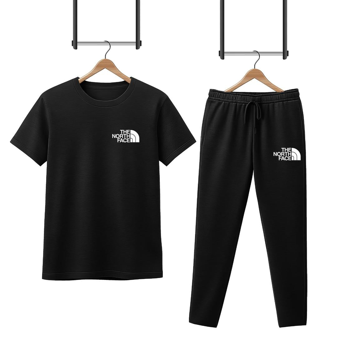 2 Pcs Men's Micro Interlock Printed Track Suit